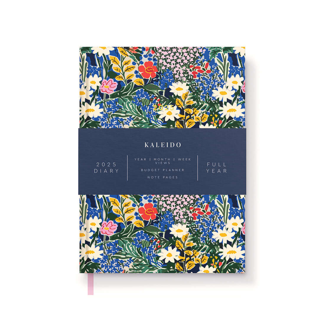 2025 Painted Floral A5 Diary