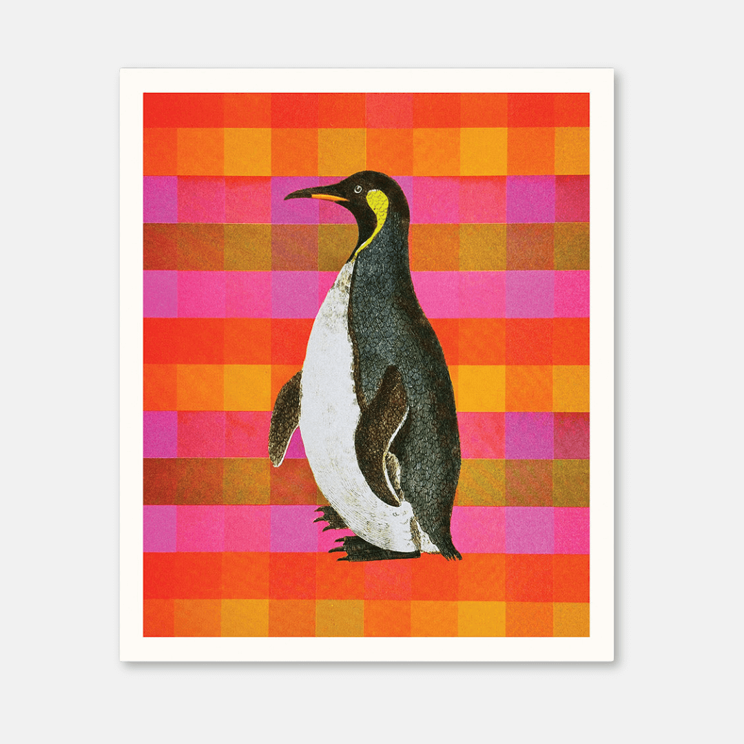 Penguin Riso Art Print