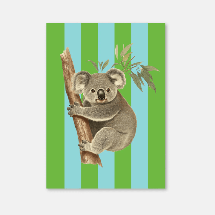 Striped Animal Postcards