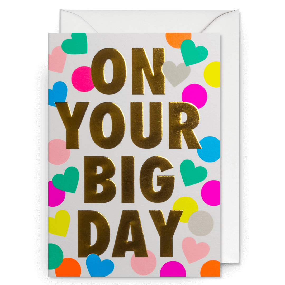 On Your Big Day Greetings Card