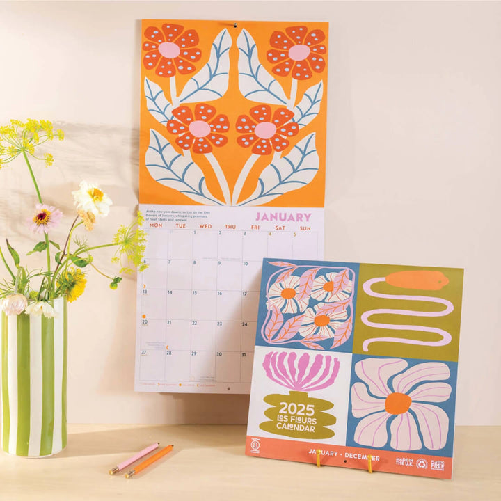 2025 Les Fleurs Calendar