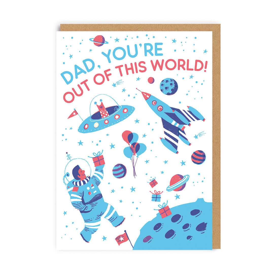 Out Of This World Father's Day Card