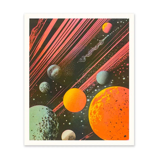 Outer Space Riso Art Print