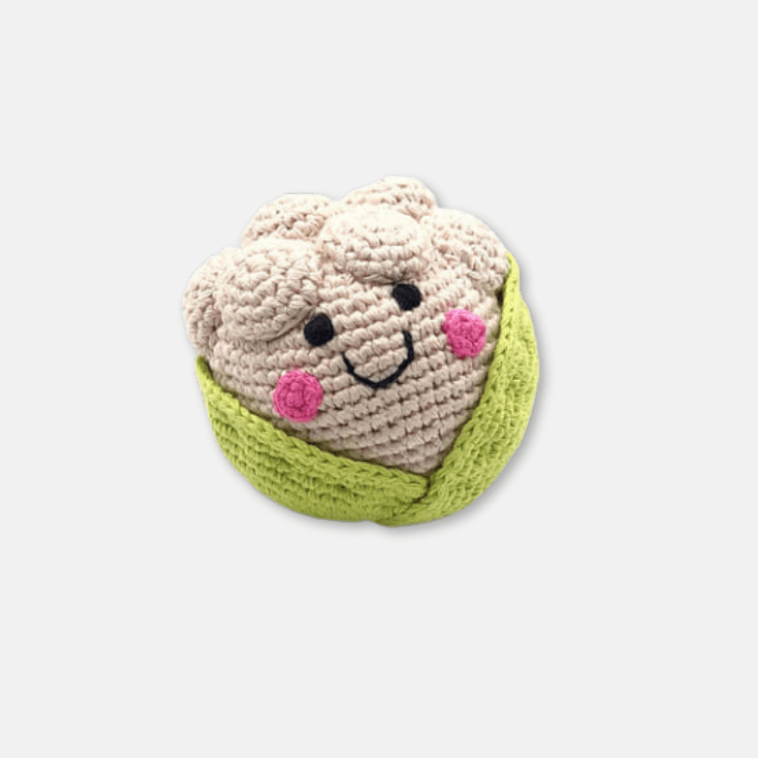 Cauliflower Crochet Rattle