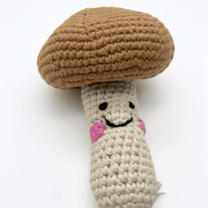 Mushroom Crochet Rattle