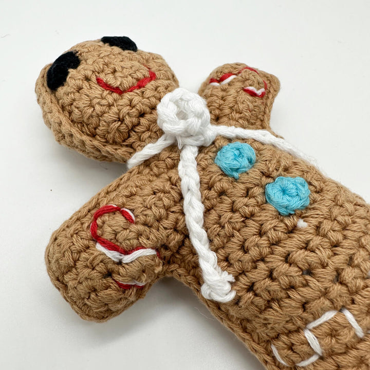 Gingerbread Man Toy with Rattle