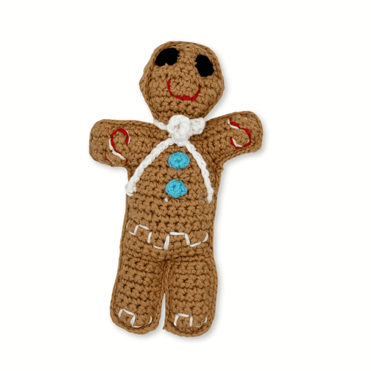 Gingerbread Man Toy with Rattle
