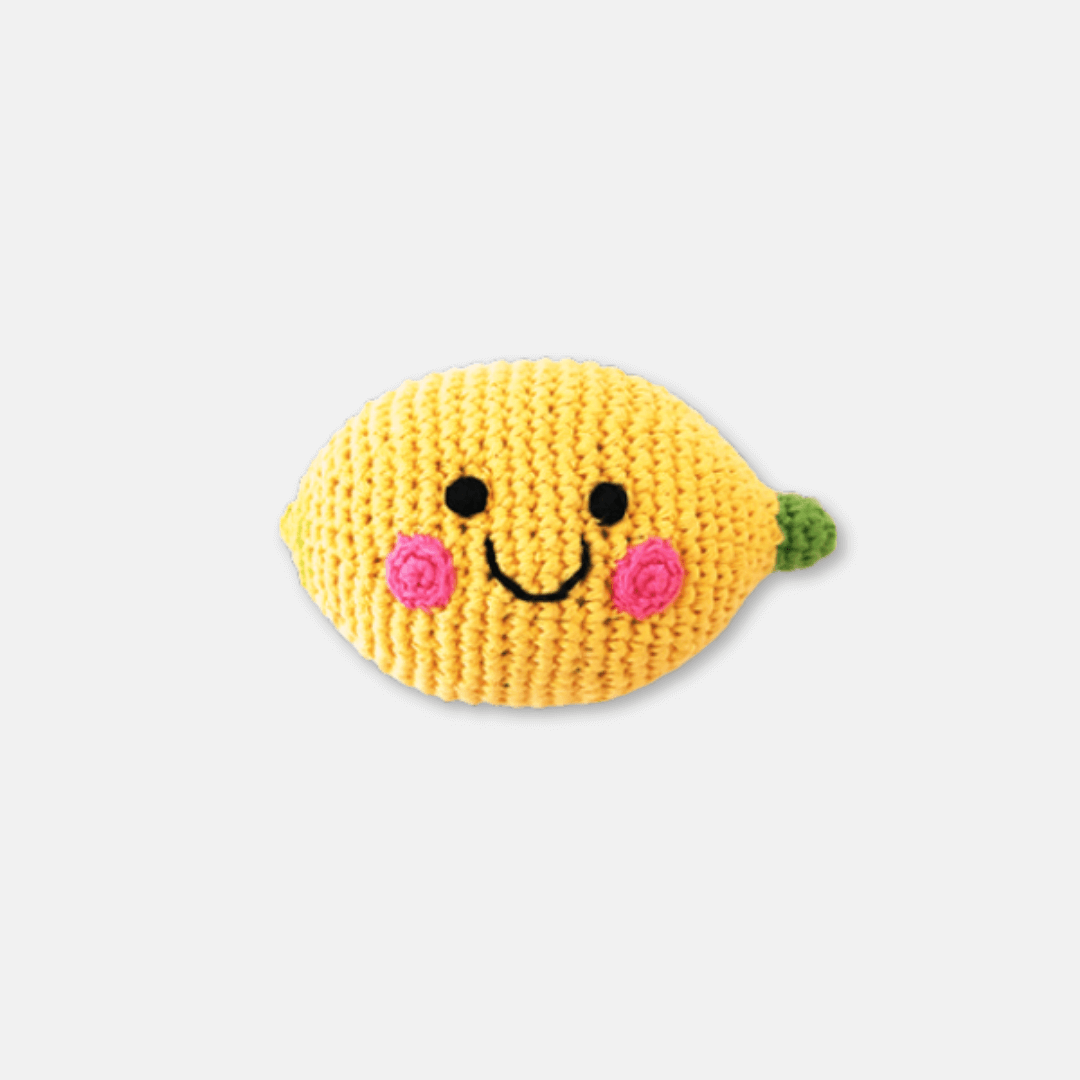 Lemon Crochet Rattle