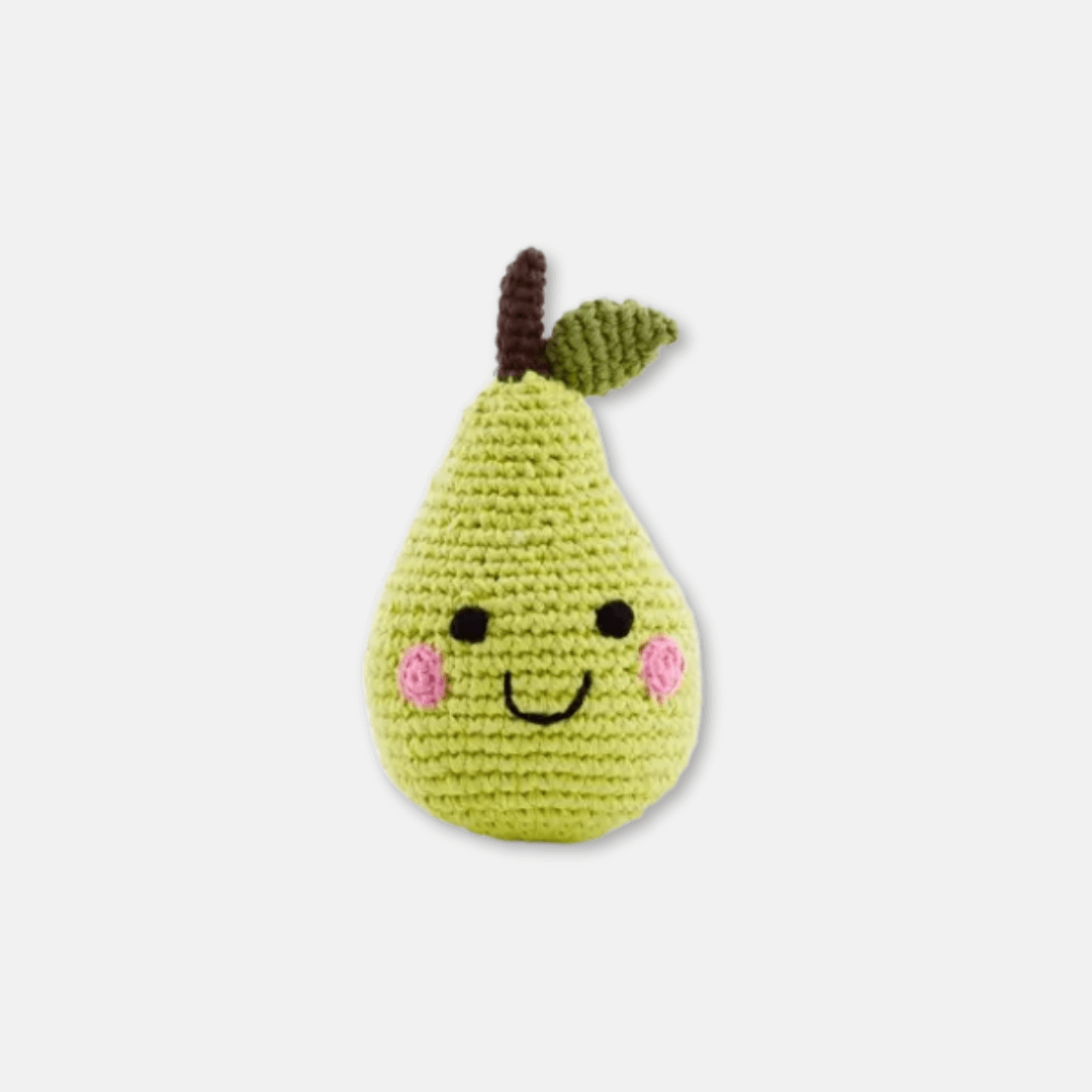 Pear Crochet Rattle