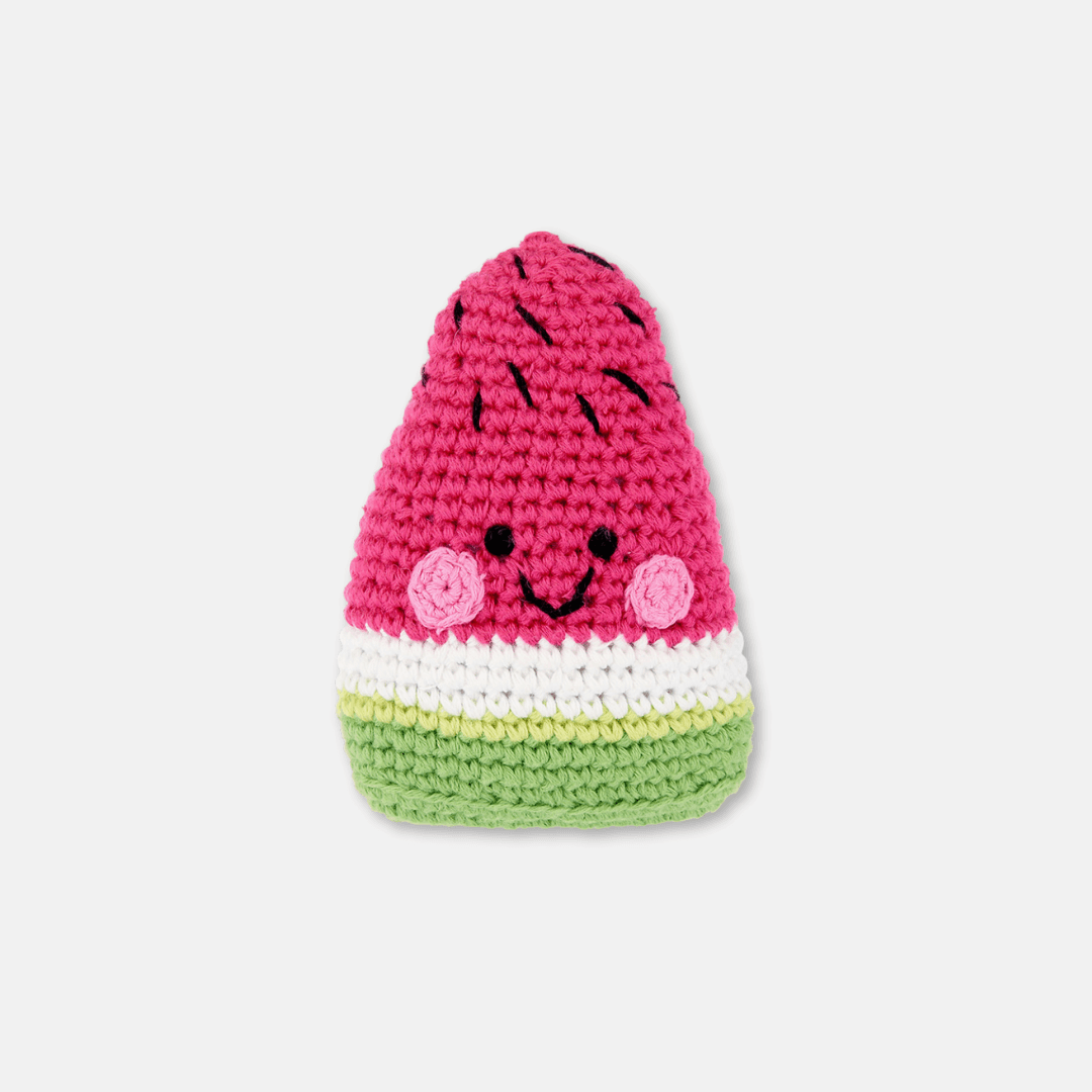 Watermelon Crochet Rattle