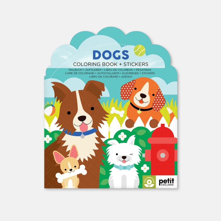 Dogs Colouring Book & Stickers