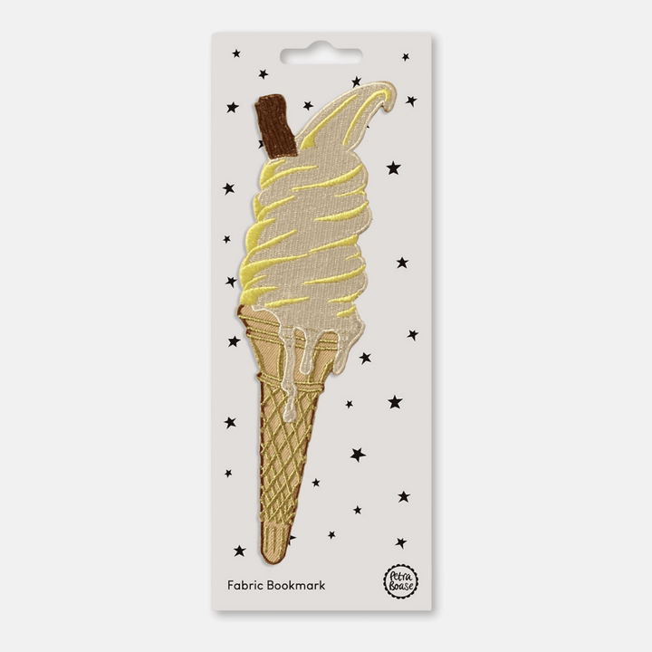 99 Flake Ice Cream Fabric Bookmark