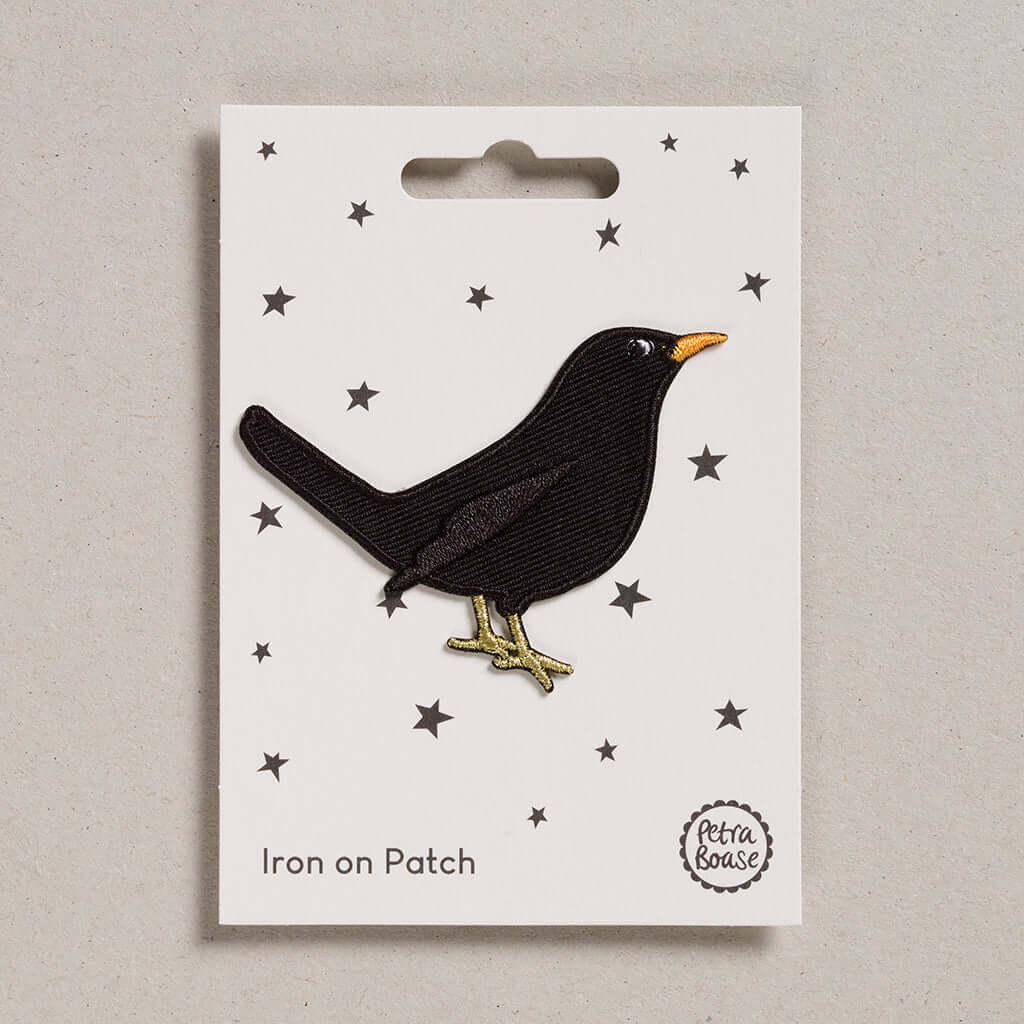 Black Bird Iron-on Patch