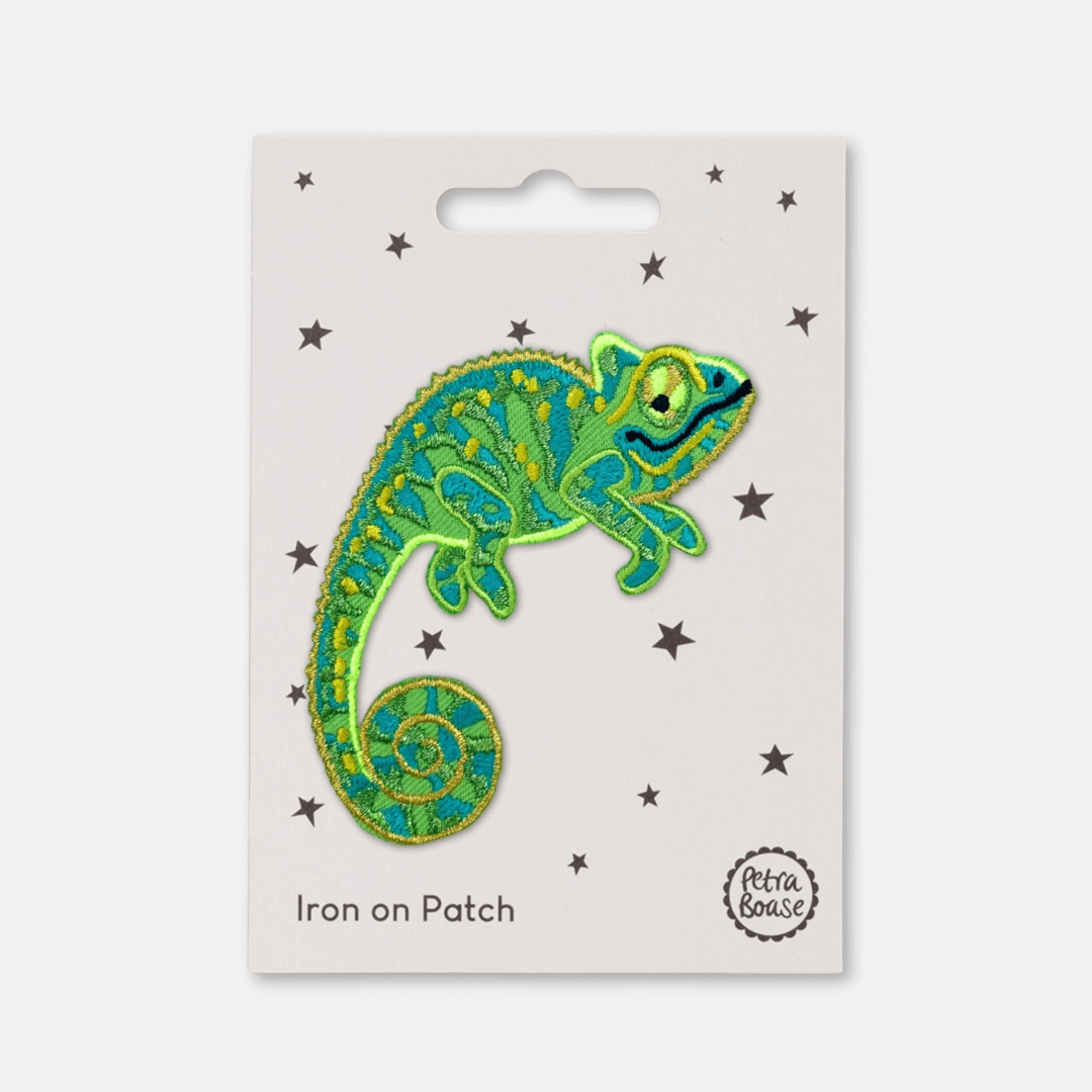 Chameleon Iron-on Patch