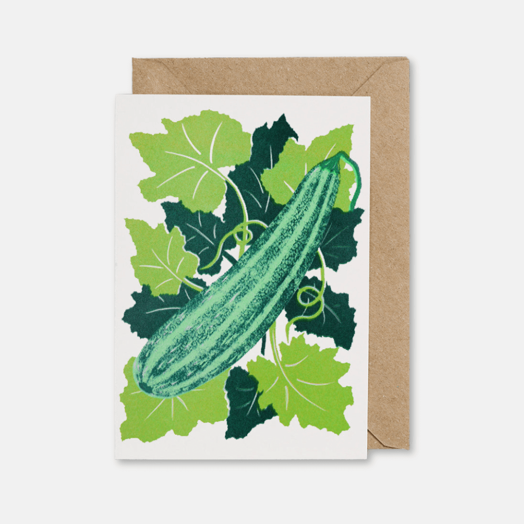 Courgette Riso Greetings Card