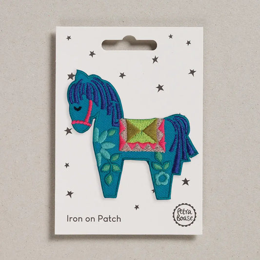 Dala Horse Iron-on Patch