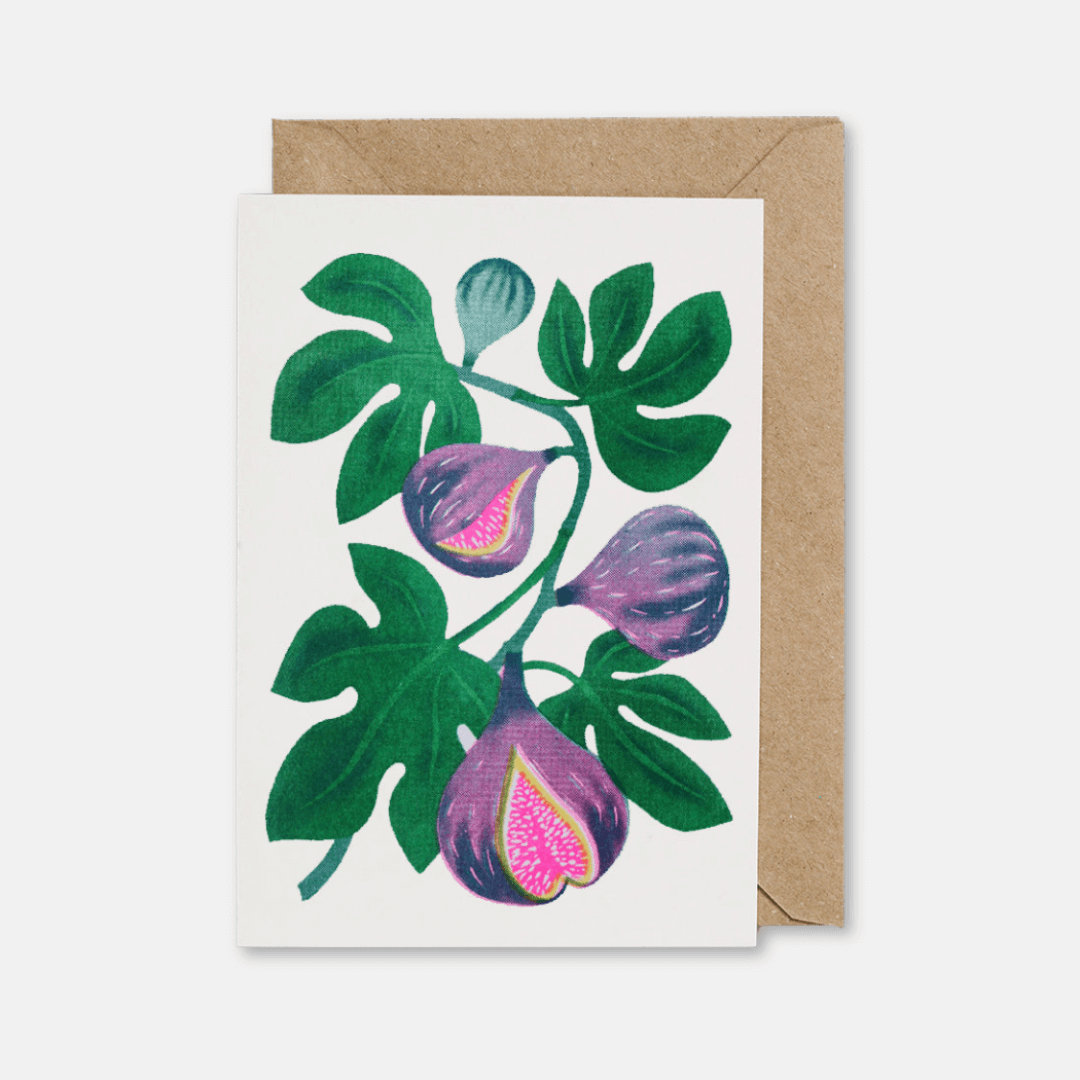 Fig Riso Greetings Card