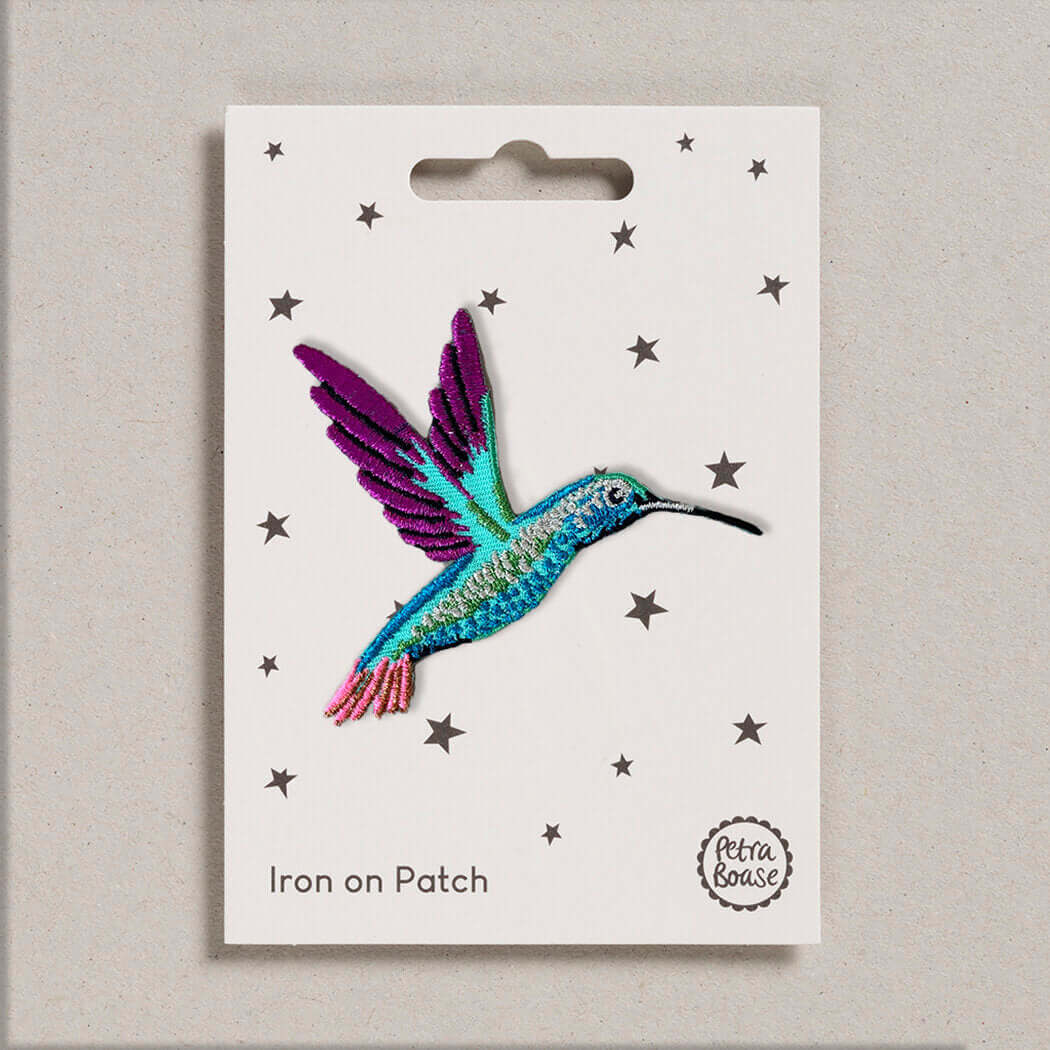 Hummingbird Iron-on Patch