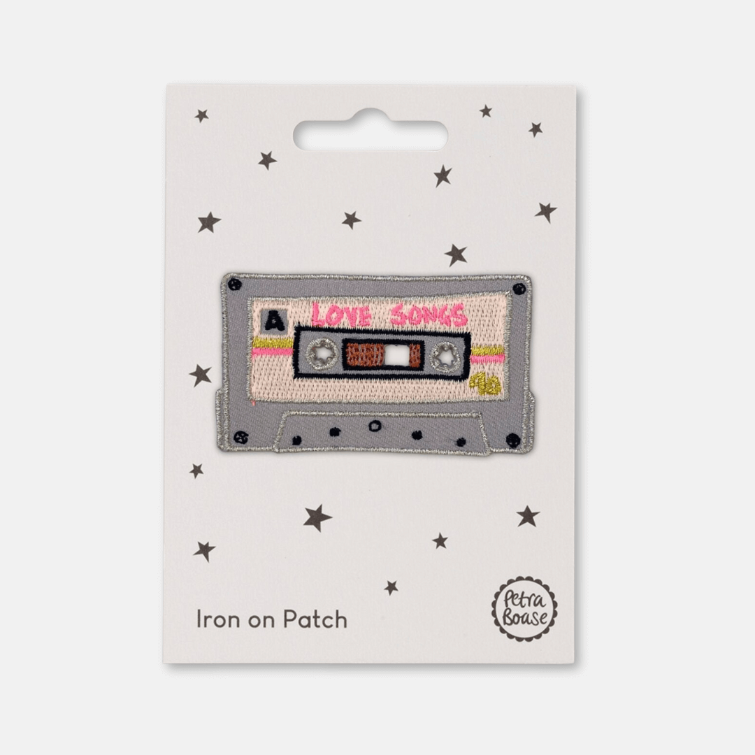 Love Songs Mix Tape Iron-on Patch