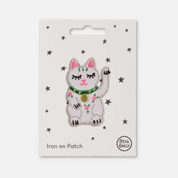 Lucky Cat Iron-on Patch