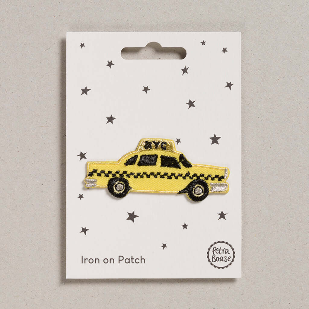 New York Taxi Iron-on Patch