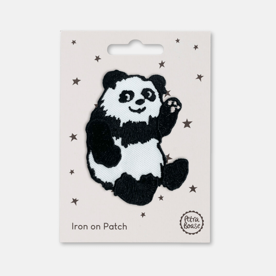 Panda Bear Iron-on Patch