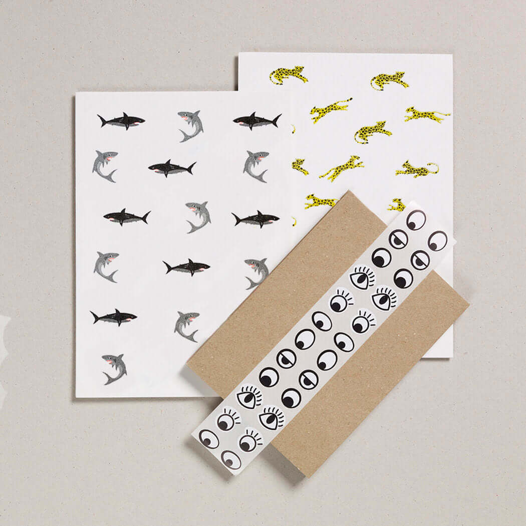 Sharks & Leopards Letter Writing Set