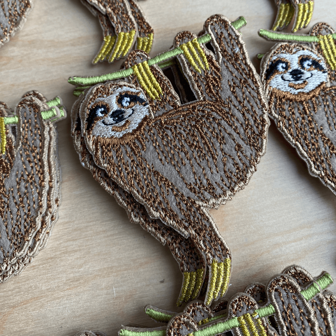 Sloth Iron-on Patch