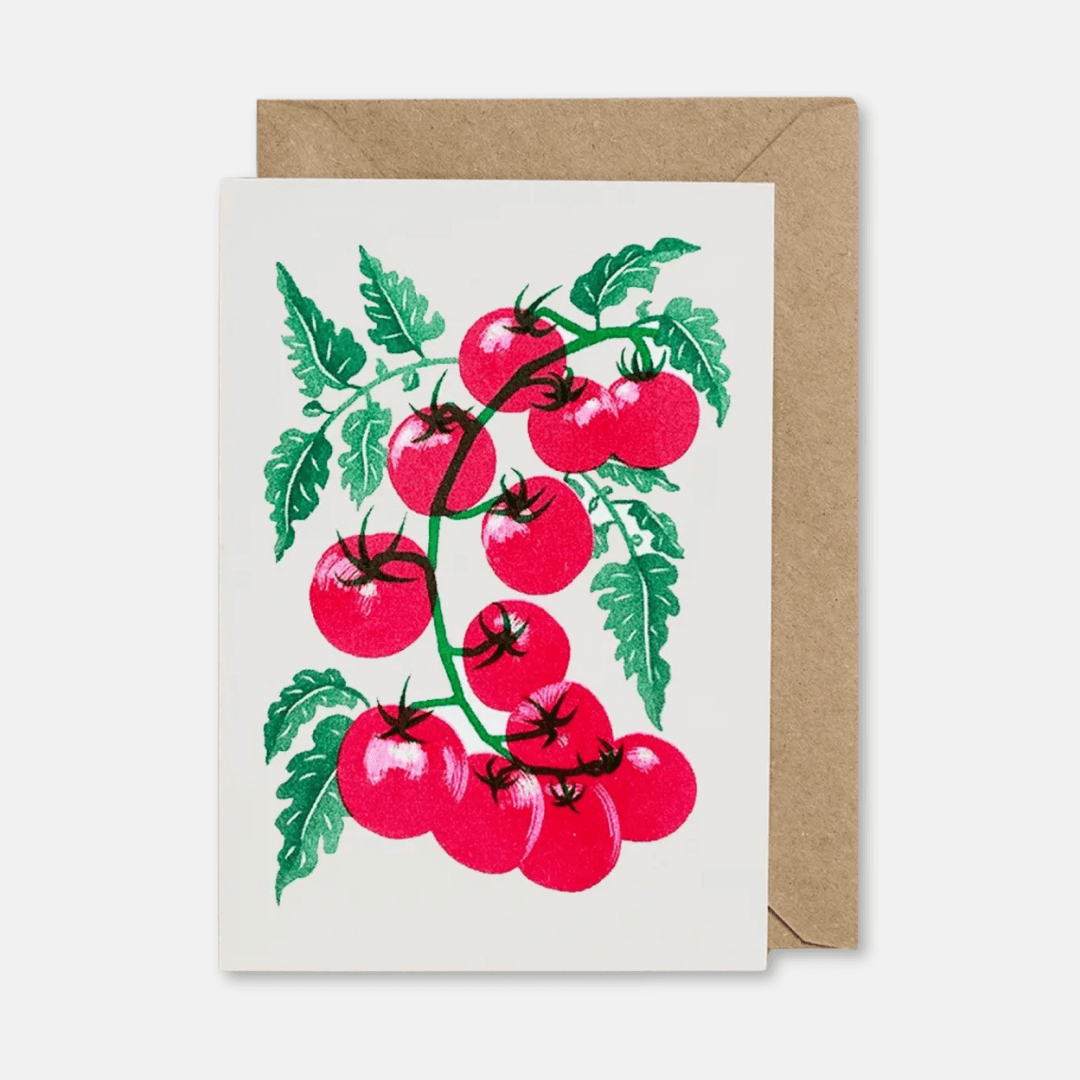 Tomatoes Riso Greetings Card