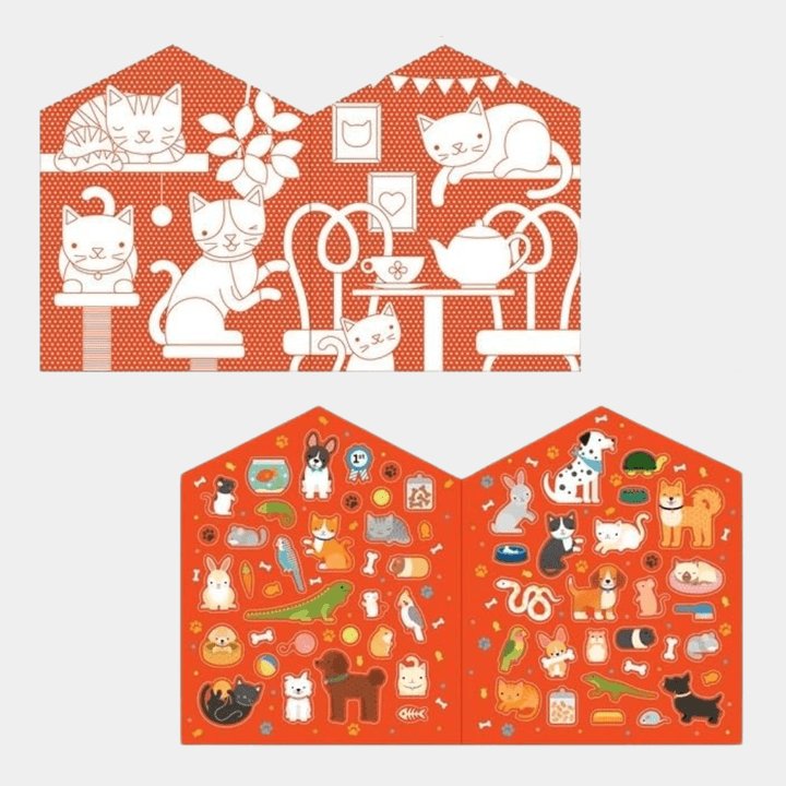Pets Colouring Book & Stickers