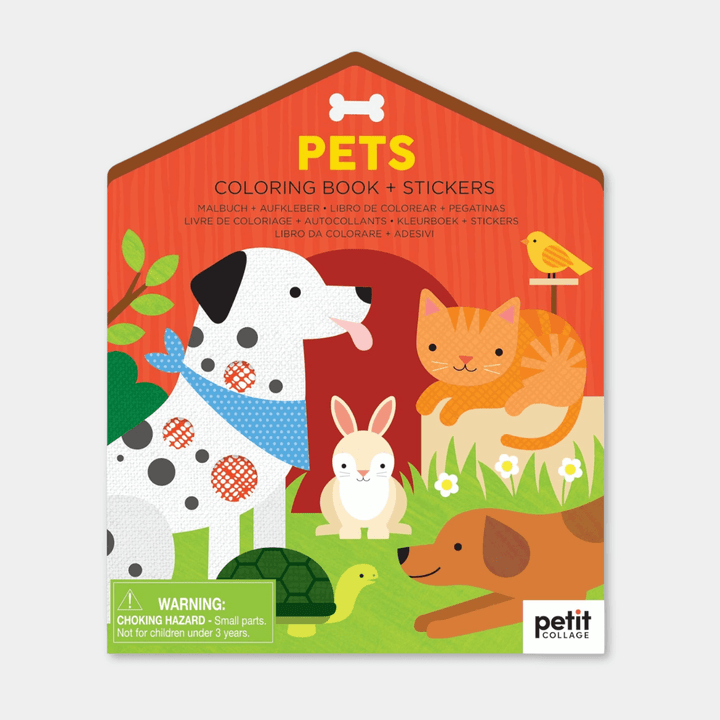 Pets Colouring Book & Stickers