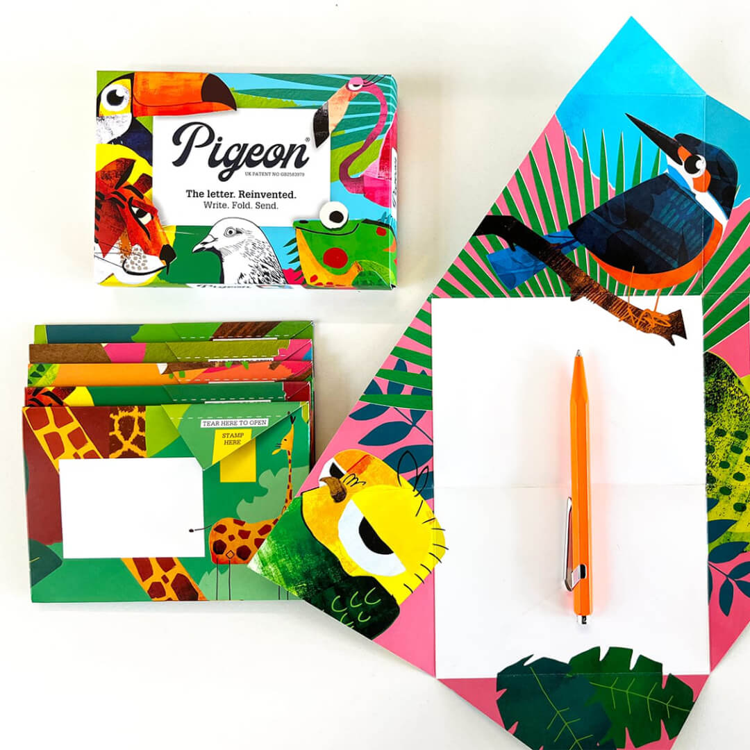 Pigeon Origami Letters: Wild Lives