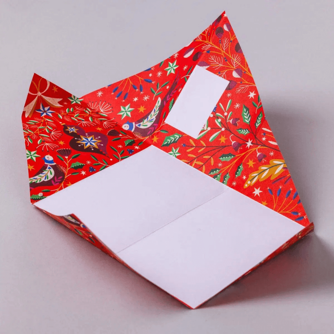 Festive Pigeons Origami Letters