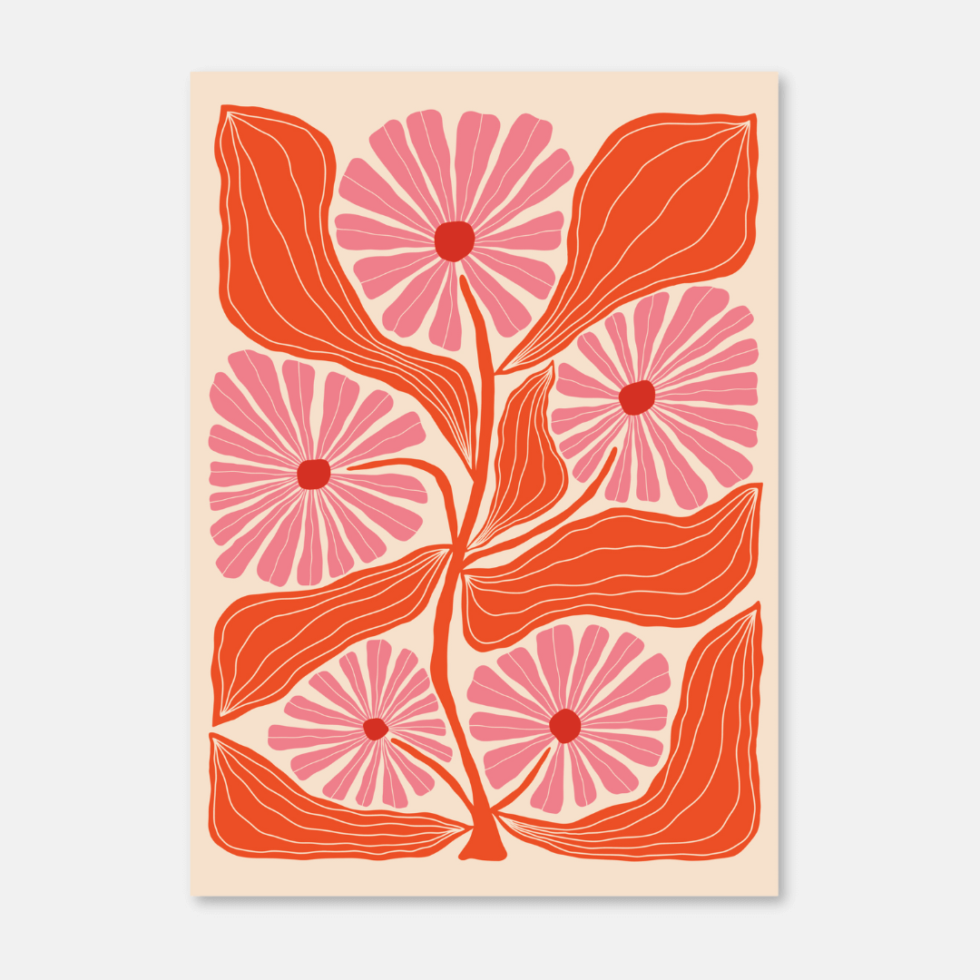 Pink Flowers Art Print