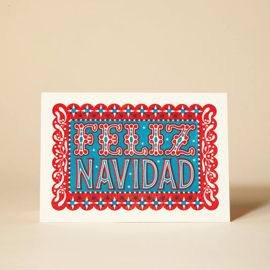 Feliz Navidad Greetings Card