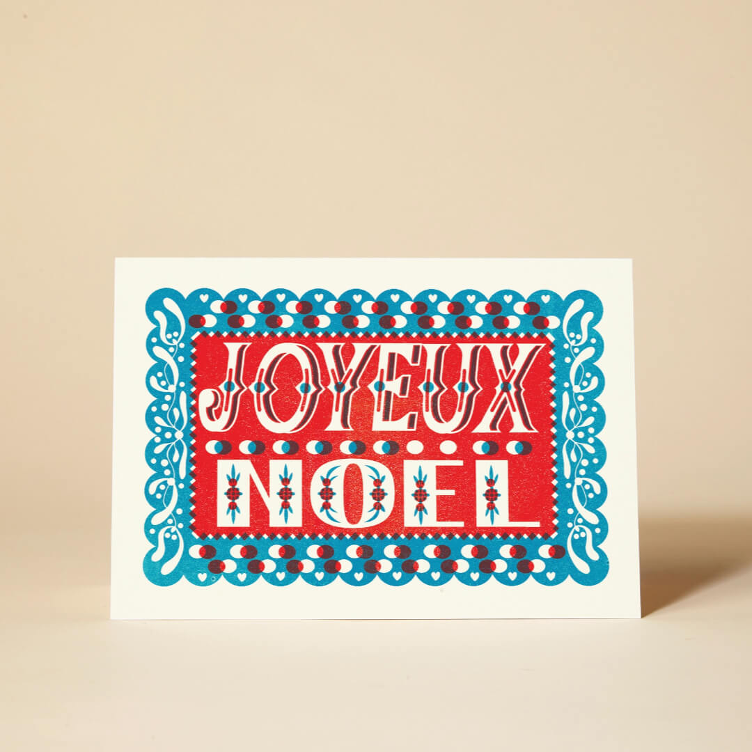 Joyeux Noel Christmas Card