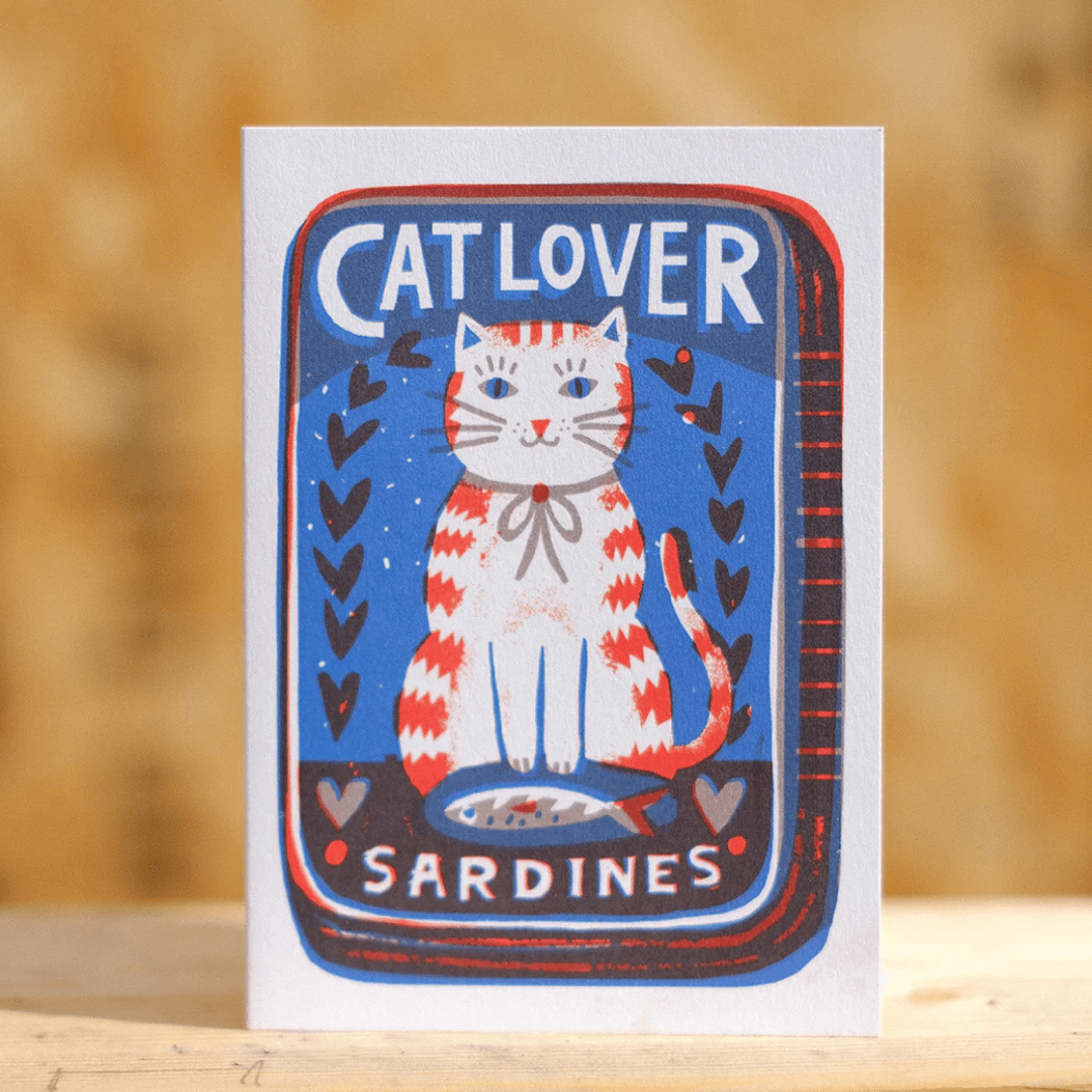 Cat Lover Greetings Card