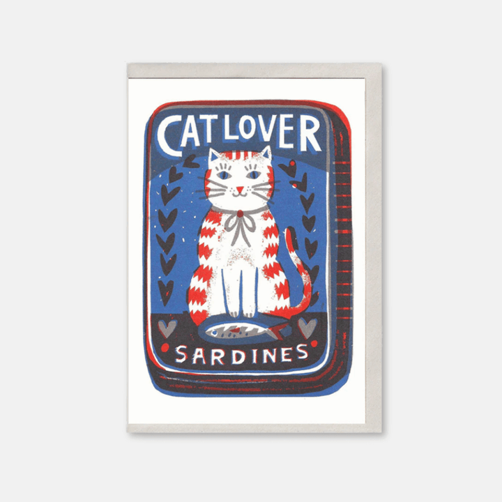 Cat Lover Greetings Card