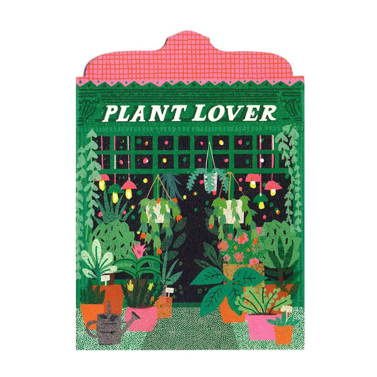 Plant Lover Shop Greetings Card