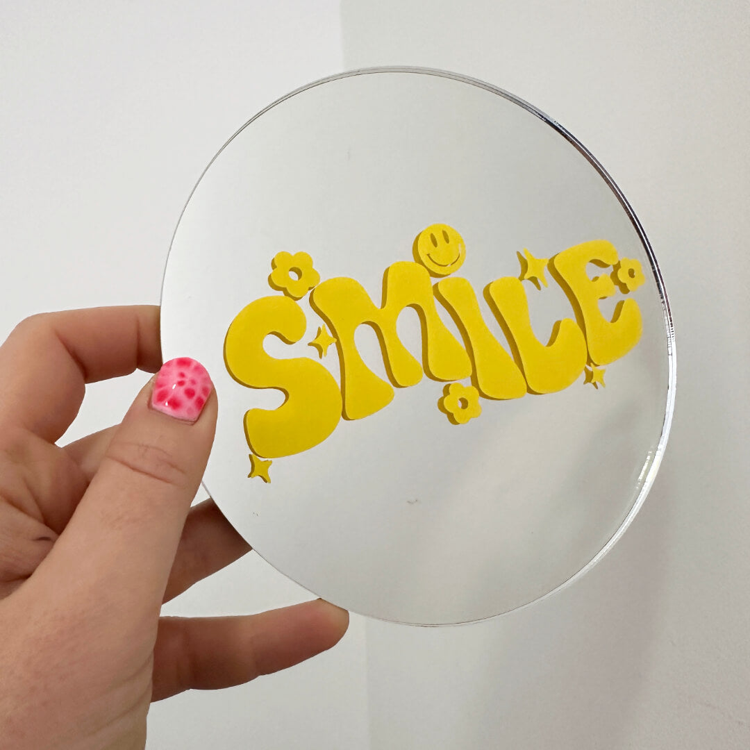 Smile Disc Mirror