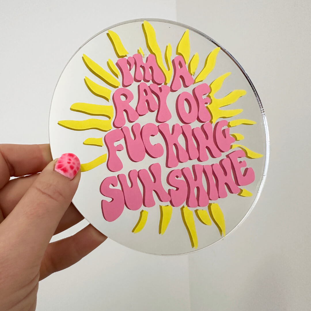 Ray of Sunshine Disc Mirror