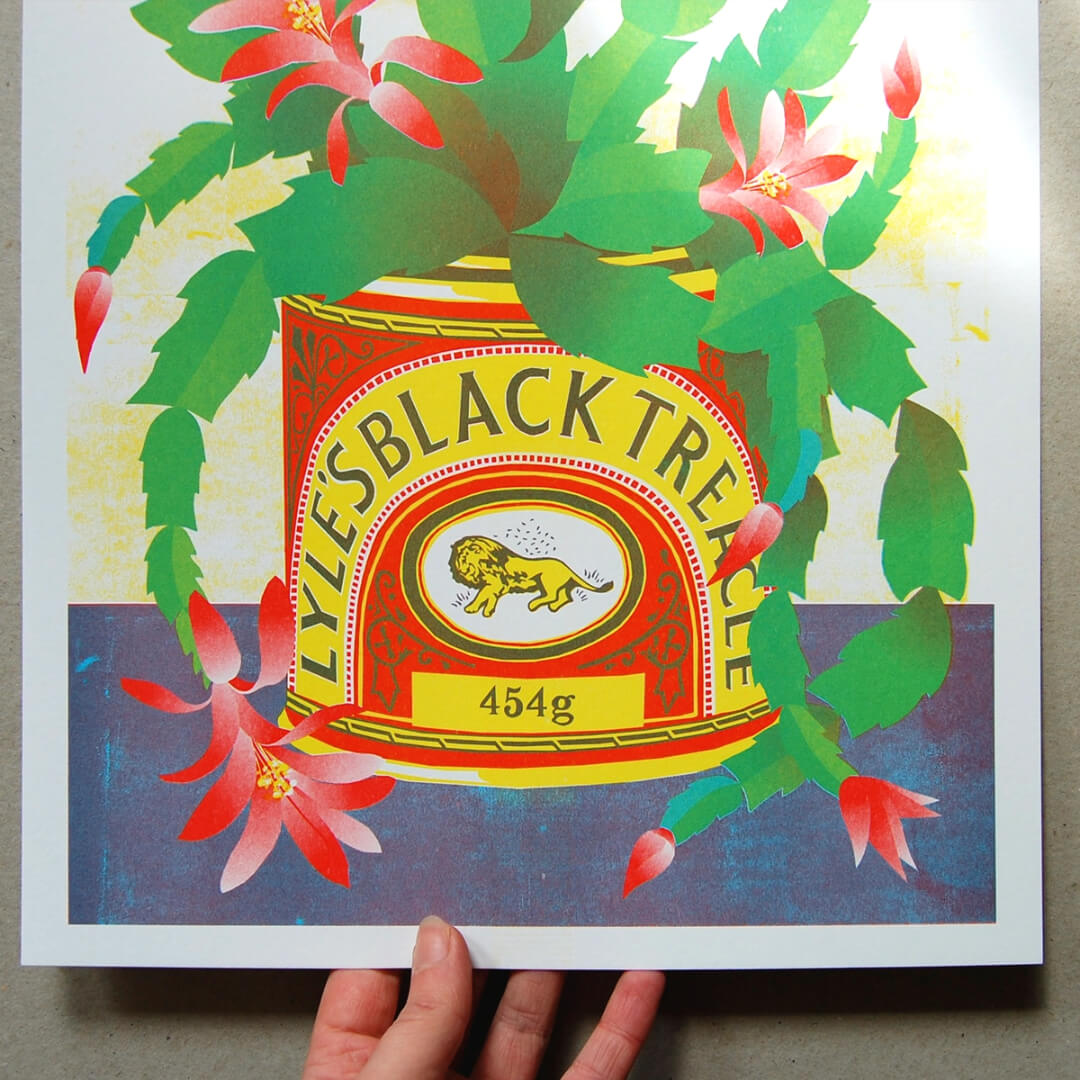 Black Treacle A3 Risograph Print