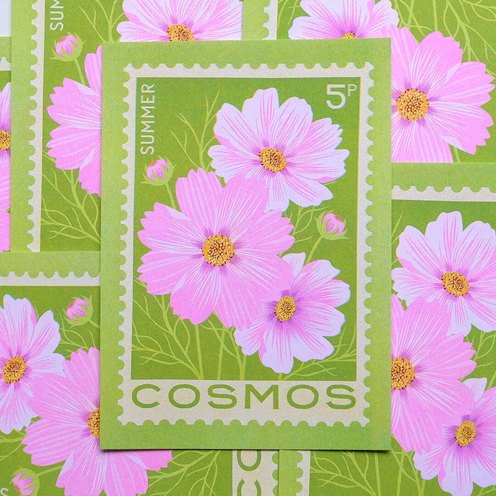 Cosmos A5 Risograph Print