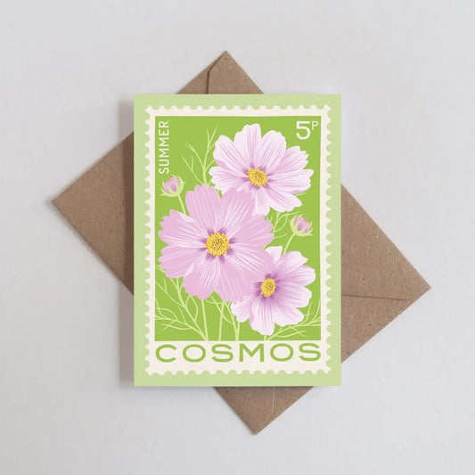 Cosmos Mini Greetings Card