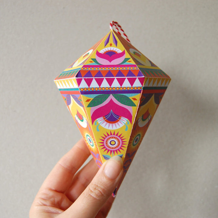 Folk Gems DIY Paper Decorations