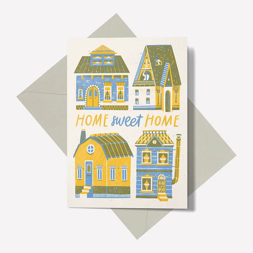 Home Sweet Home Greetings Card