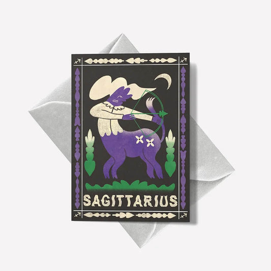 Sagittarius Mini Greetings Card