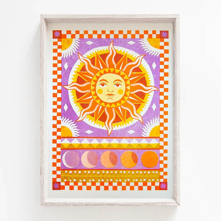 Sunbeam A4 Risograph Print