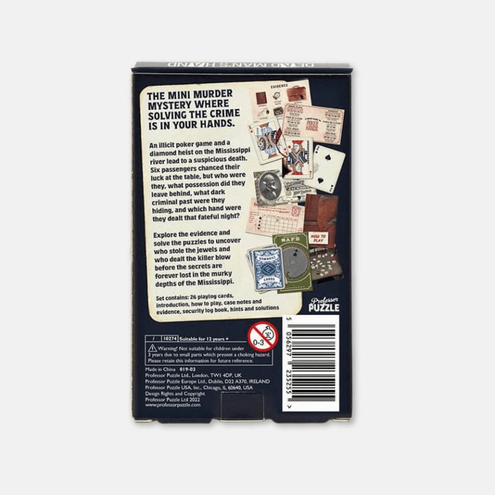 Dead Man's Hand Mini Murder Mystery Game