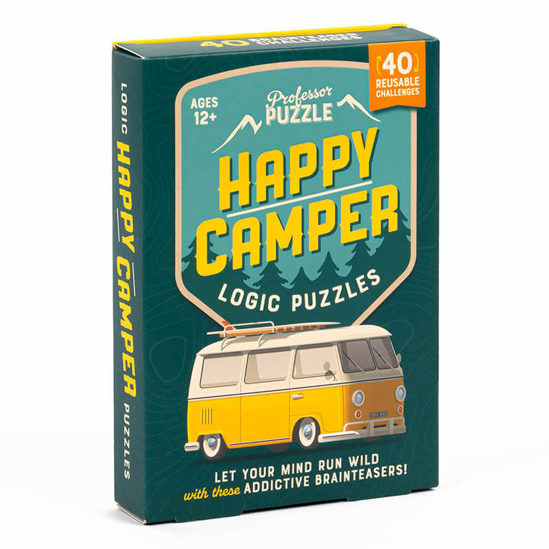 Happy Camper Logic Puzzles BAM Store + Space